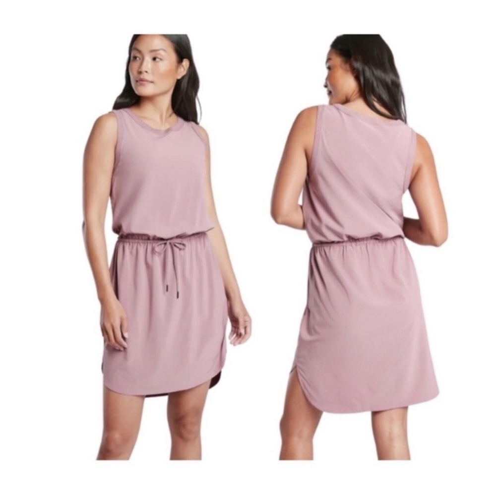 Athleta Rincon Featherweight Stretch Violet Dress